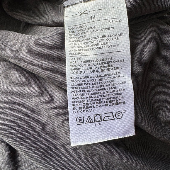 BANANA REPUBLIC A-line short sleeve floral print dress - Picture 10 of 11